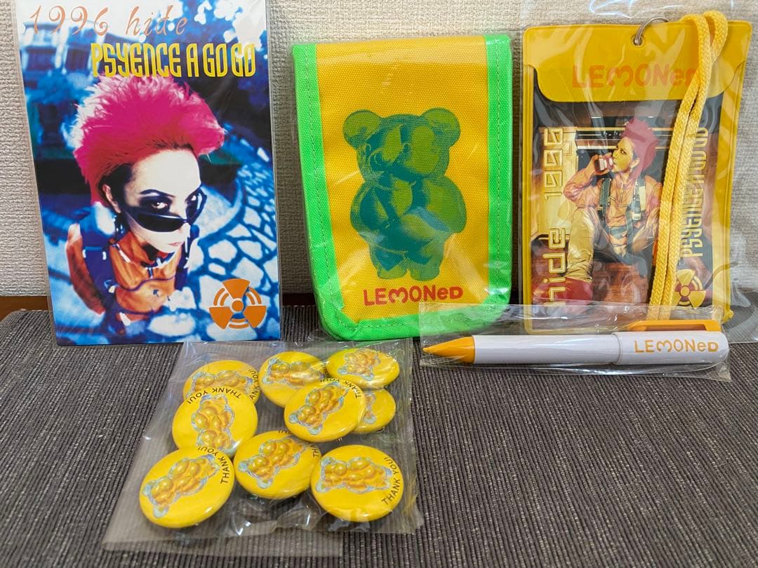 y*e様 hide -PSYENCE A GO GO-」のツアーグッズセット12