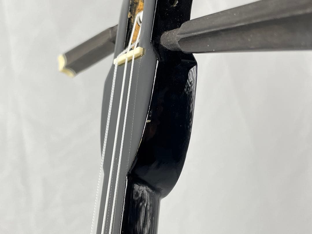 沖縄三線 ビンテージ人工皮 樫木棹