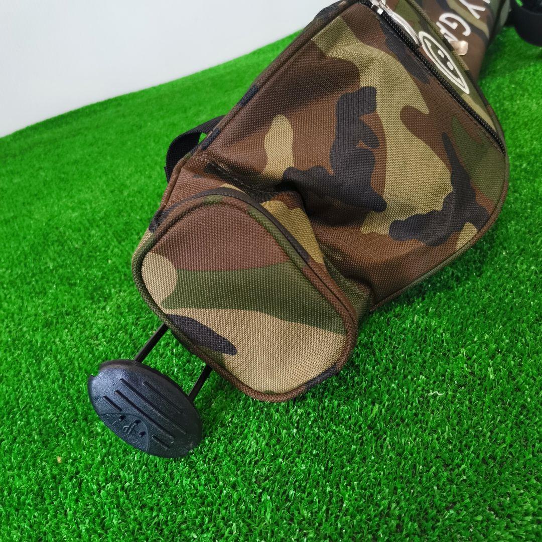 PEARLY GATES 迷彩 スタンド式ゴルフバッグ セルフスタンド カモフラ