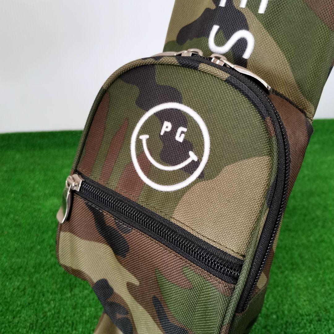 PEARLY GATES 迷彩 スタンド式ゴルフバッグ セルフスタンド カモフラ