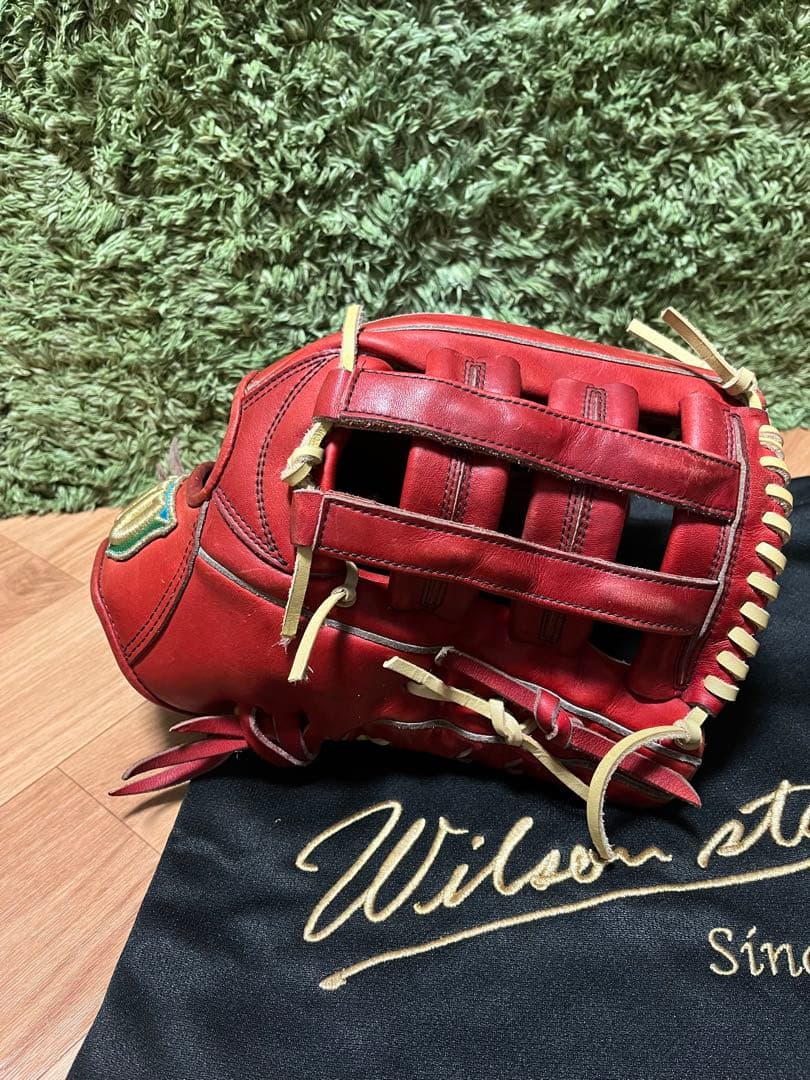 ウィルソンスタッフ 硬式外野手用グラブ D8型 Eオレンジ HWED8D