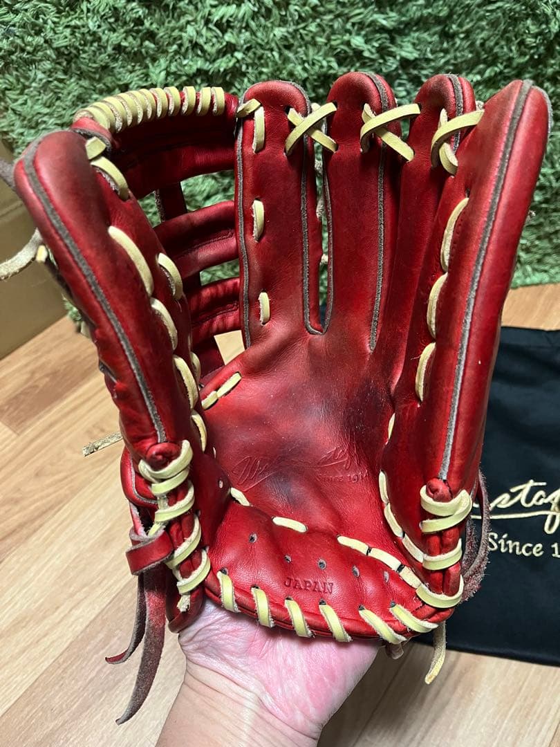 ウィルソンスタッフ 硬式外野手用グラブ D8型 Eオレンジ HWED8D