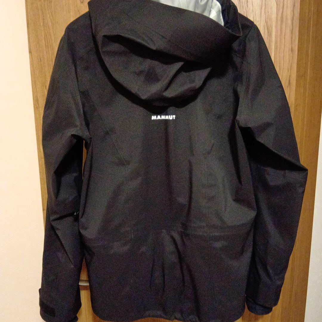 MAMMUT スキーウェアブラックジャケット フード付き