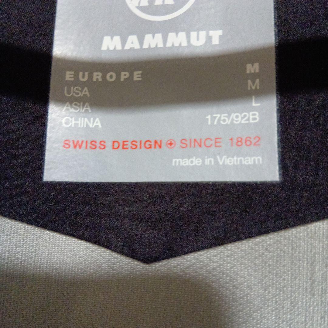 MAMMUT スキーウェアブラックジャケット フード付き