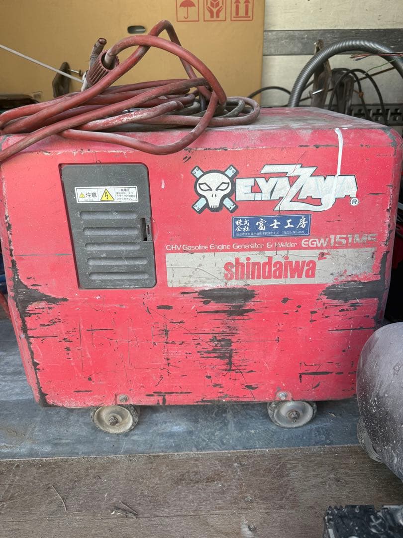 新ダイワ 防音型エンジン発電機兼用溶接機 EGW151MS（動作確認済み）