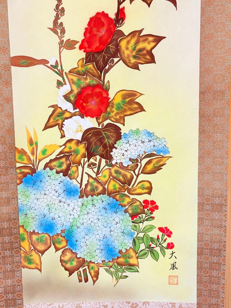 掛軸　小川大鳳　まとめて12本　季節　掛け軸　コレクション　日本画　美術品