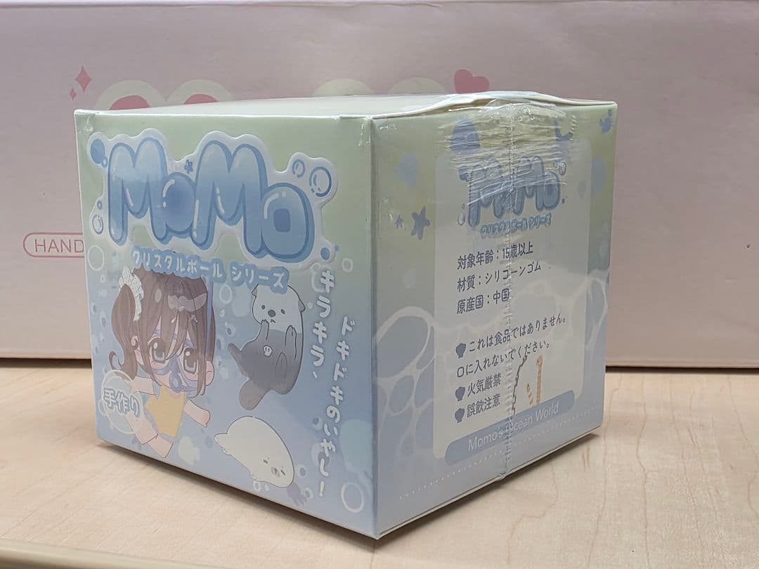即日発送【未開封3個】海洋シリーズ　クリア　第1弾　MOMO　モモ　スクイーズ