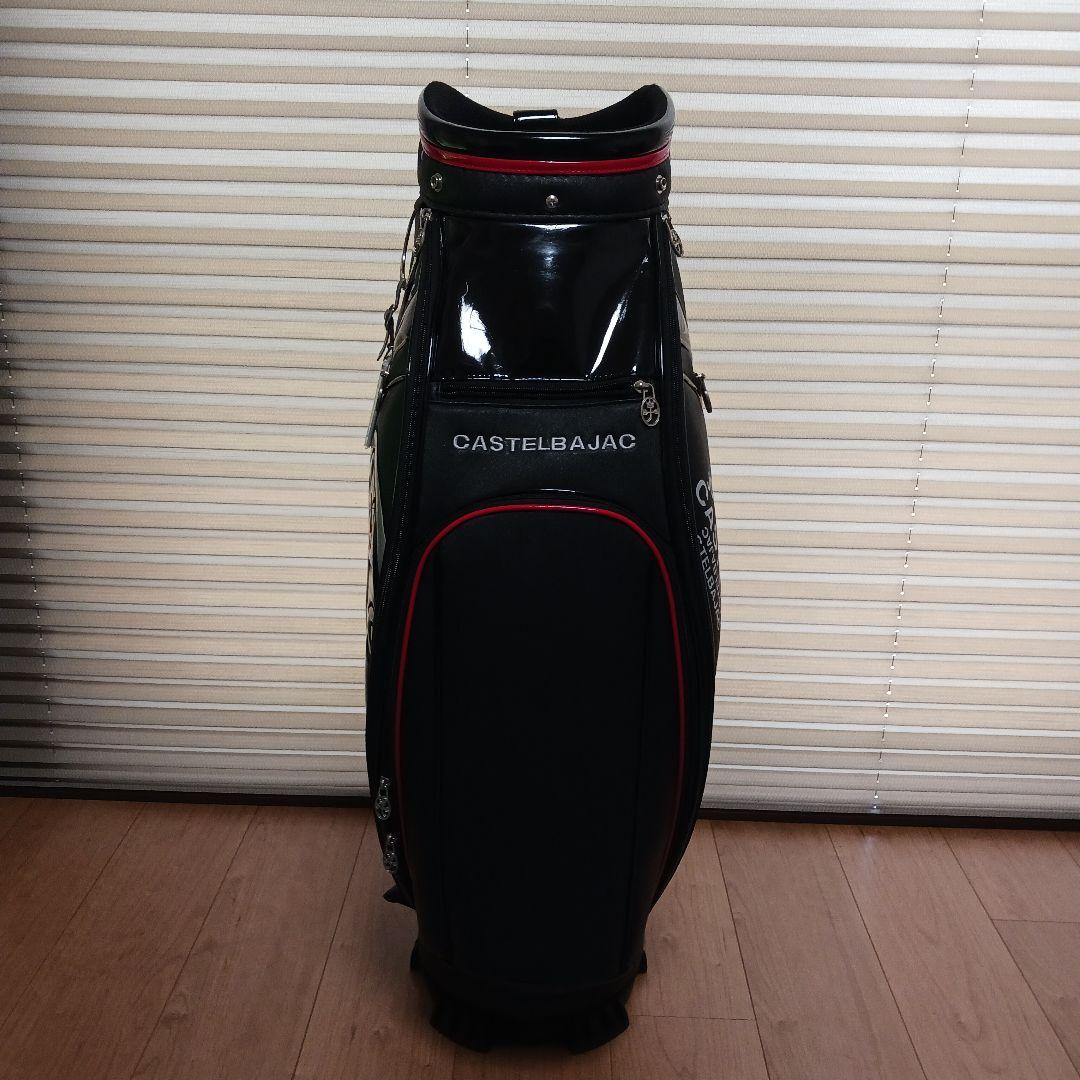 カステルバジャック キャディバッグ 黒 赤