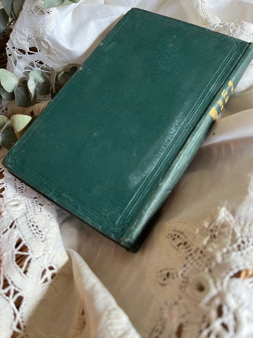 ◆フランスアンティーク｜激レア直筆サイン古書植物草花挿絵19s金彩エンボスハード