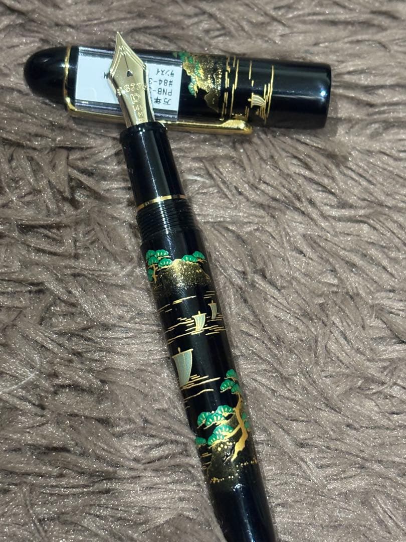 限定値下げ中！プラチナ万年筆　加賀平蒔絵　山水