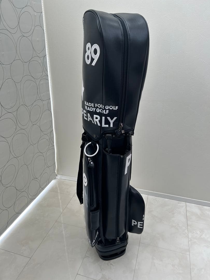 PEARLY GATES【定番】合皮スタンド式キャディバッグ46インチ対応9型
