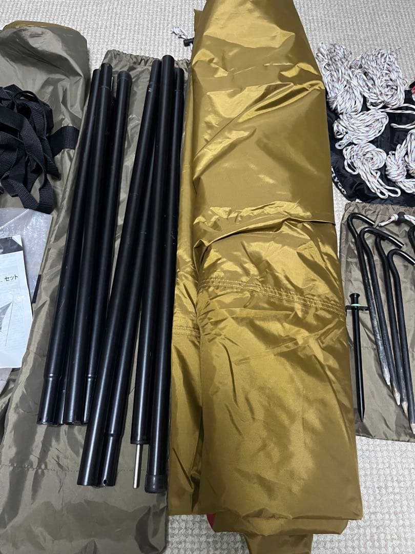 スノーピーク　アメニティタープヘキサLセット TP-851SR 中古