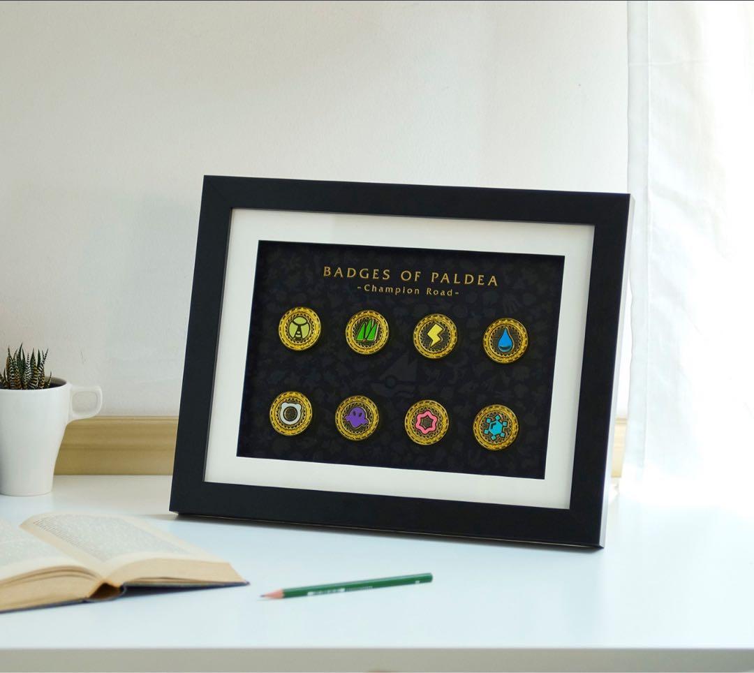 ポケセンオンライン限定　ジムバッジコレクション　チャンピオンロードセット