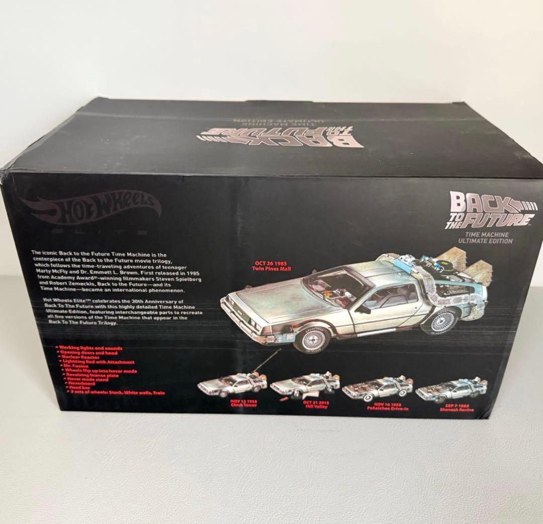 デロリアン 1/18スケール モデル Hot Wheels