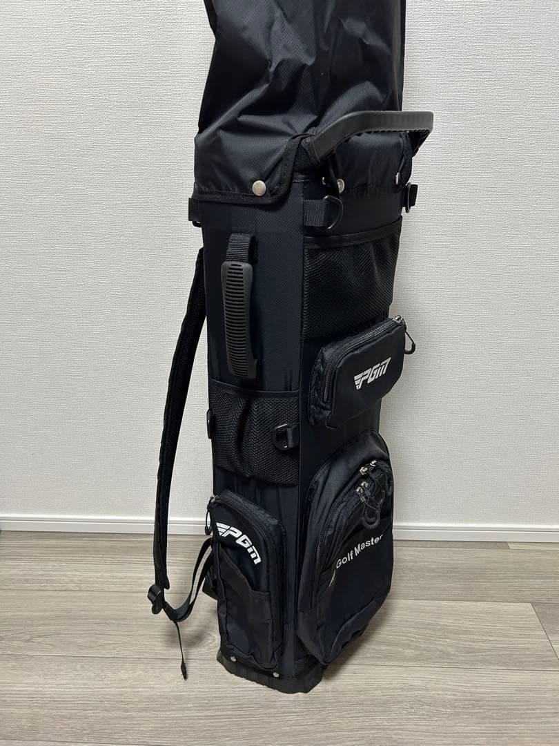 美品 PGM ゴルフ キャディバッグ リュック ダブルショルダー 背負える