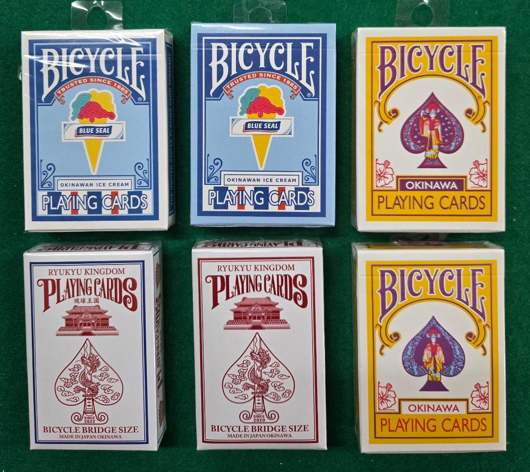 【新品】沖縄バイスクルトランプ レアデック 6個セット ブルーシール