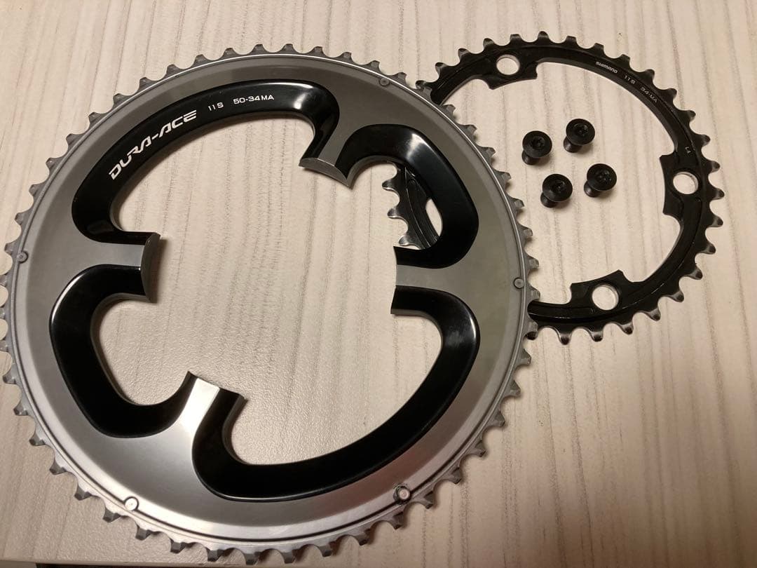 9000 チェーンリング　50t 34t