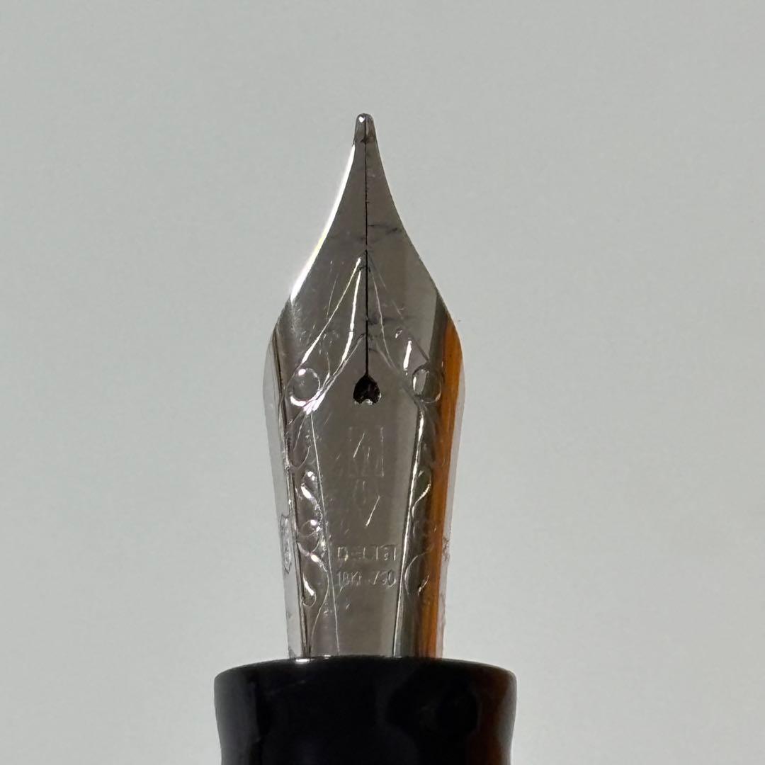 DELTAデルタ　ドルチェビータ　万年筆シルバー925 18K750 M