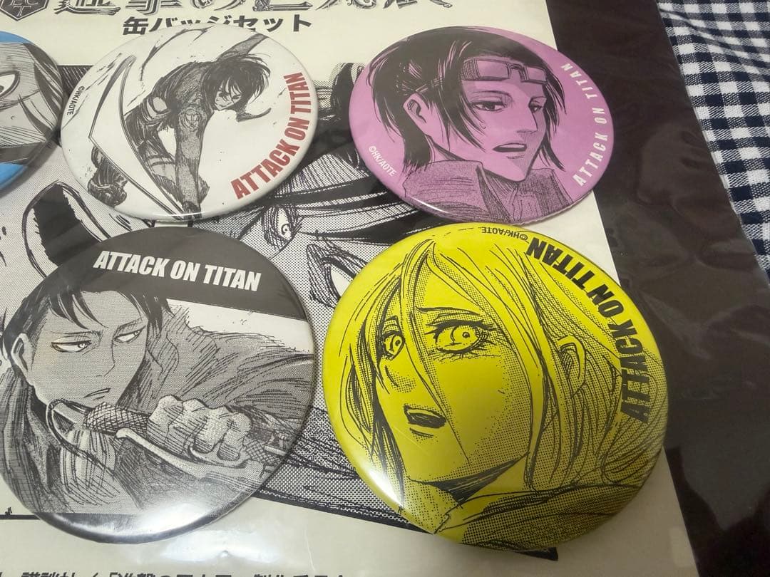 進撃の巨人 進撃の巨人展 缶バッジセット