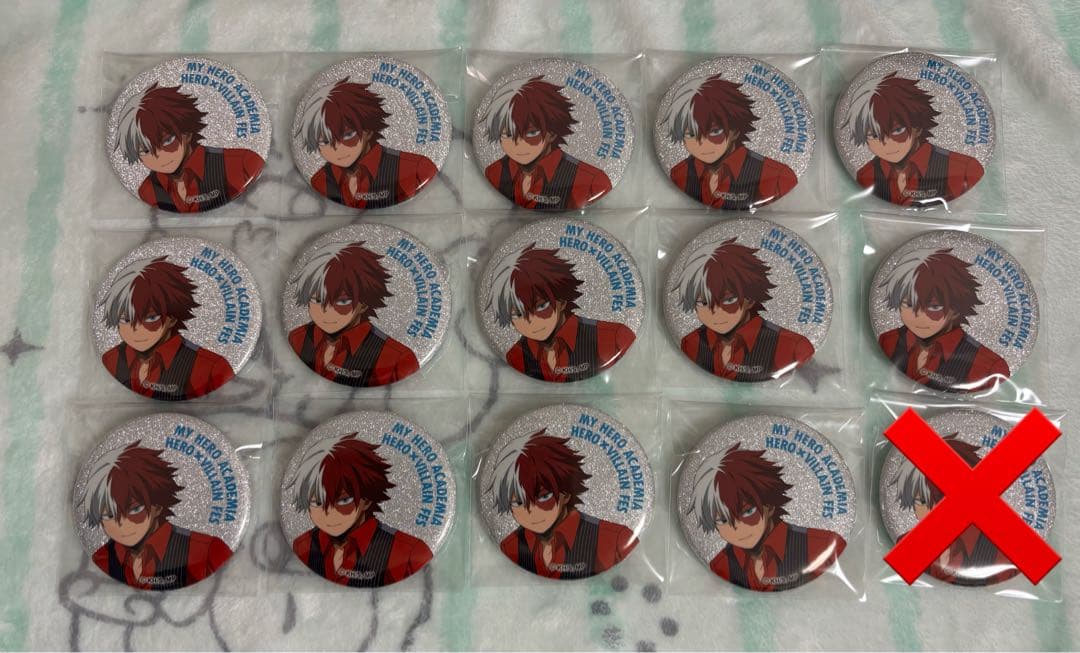 僕のヒーローアカデミア ヒロアカ ヒロヴィラフェス 缶バッジ 轟焦凍