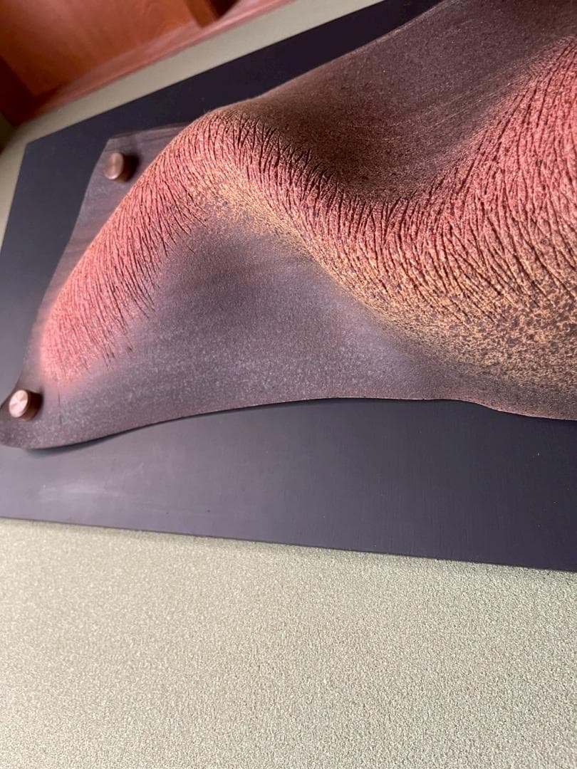 抽象的な陶板壁掛け彫刻 値下げしました