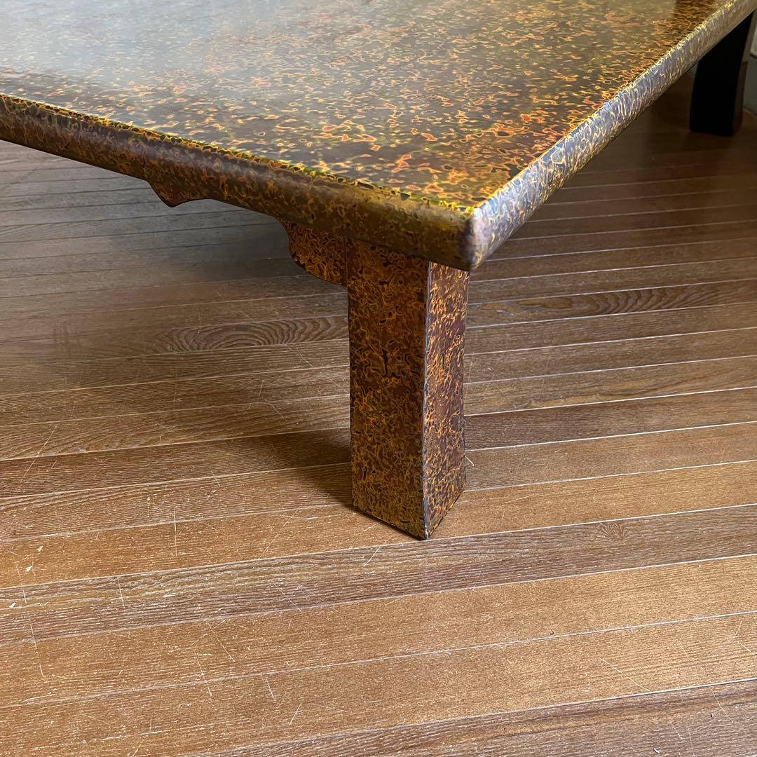 【アンティーク】津軽塗り 座卓 ちゃぶ台 センターテーブル 座敷机 工芸品