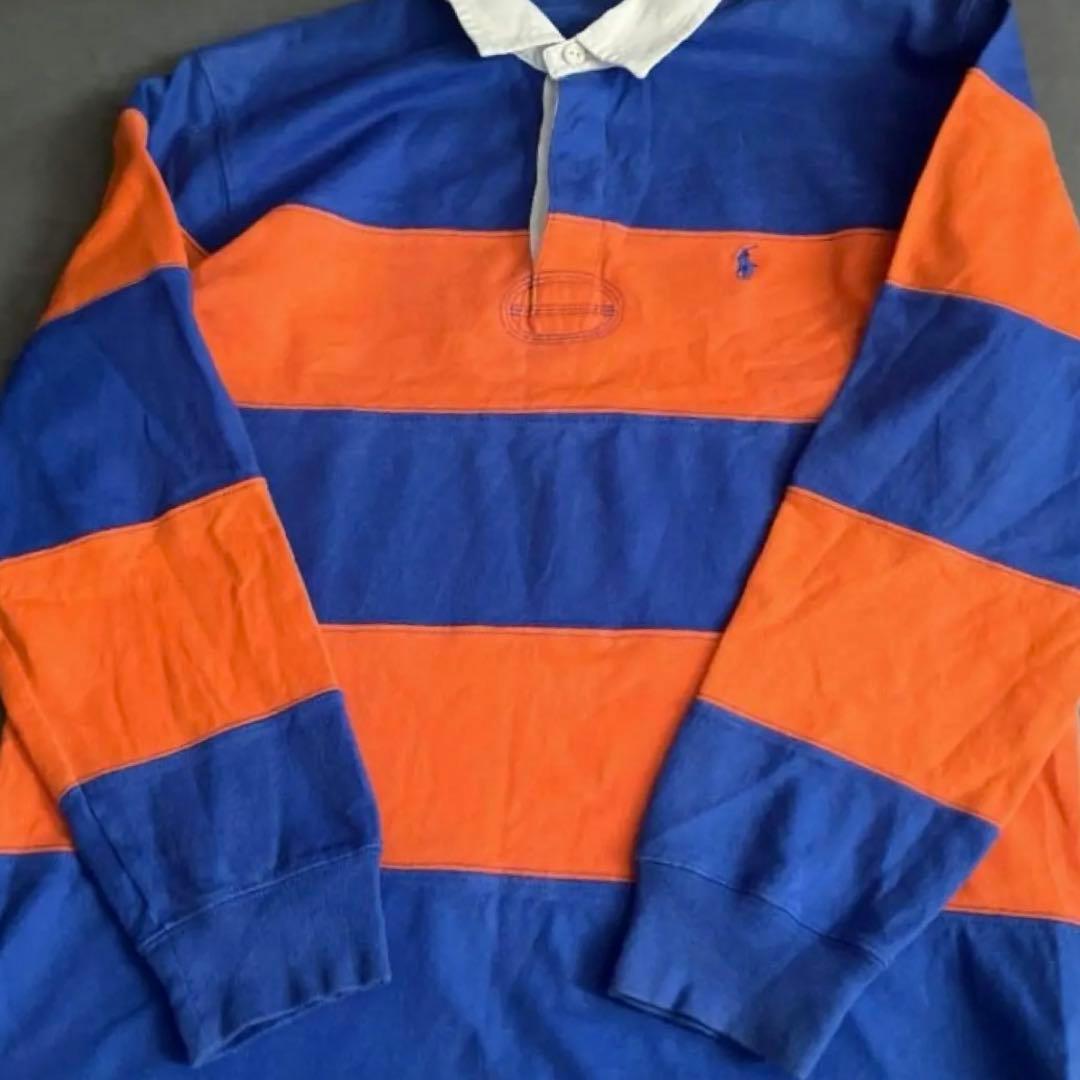 レアカラー◎90s00s ラルフローレン　ラガーシャツ　vintage カニエ