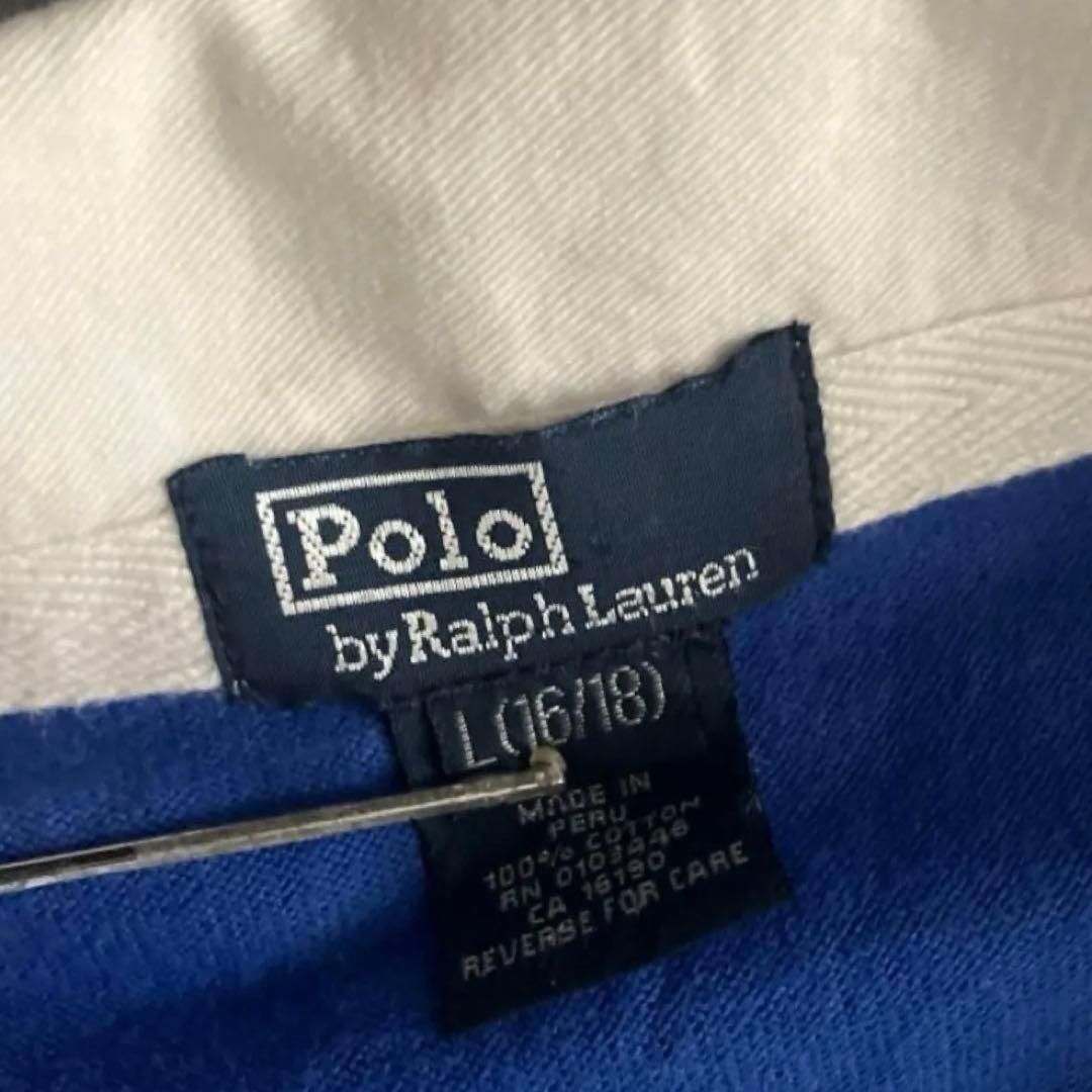 レアカラー◎90s00s ラルフローレン　ラガーシャツ　vintage カニエ