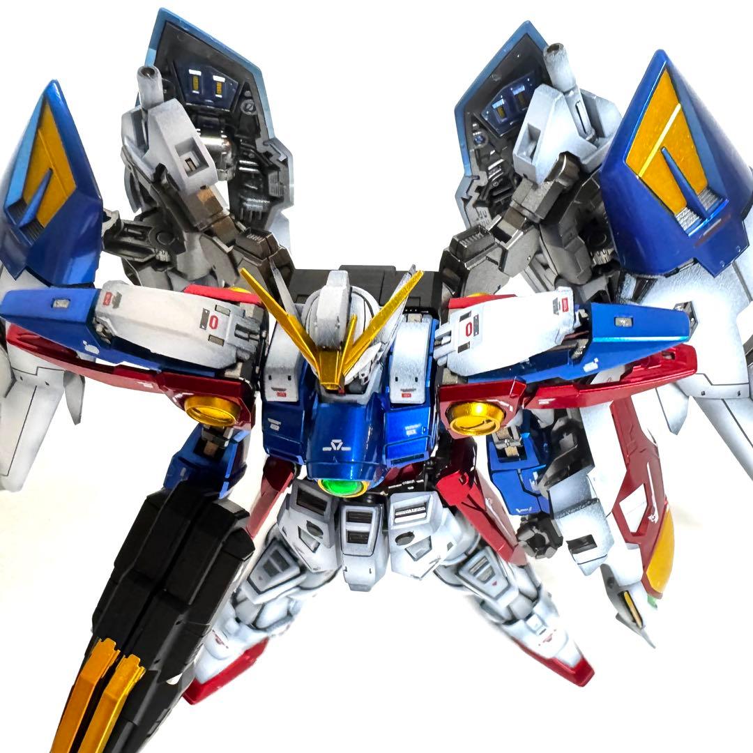 RG ウイングガンダムゼロ 塗装済み完成品 ガンプラ 3