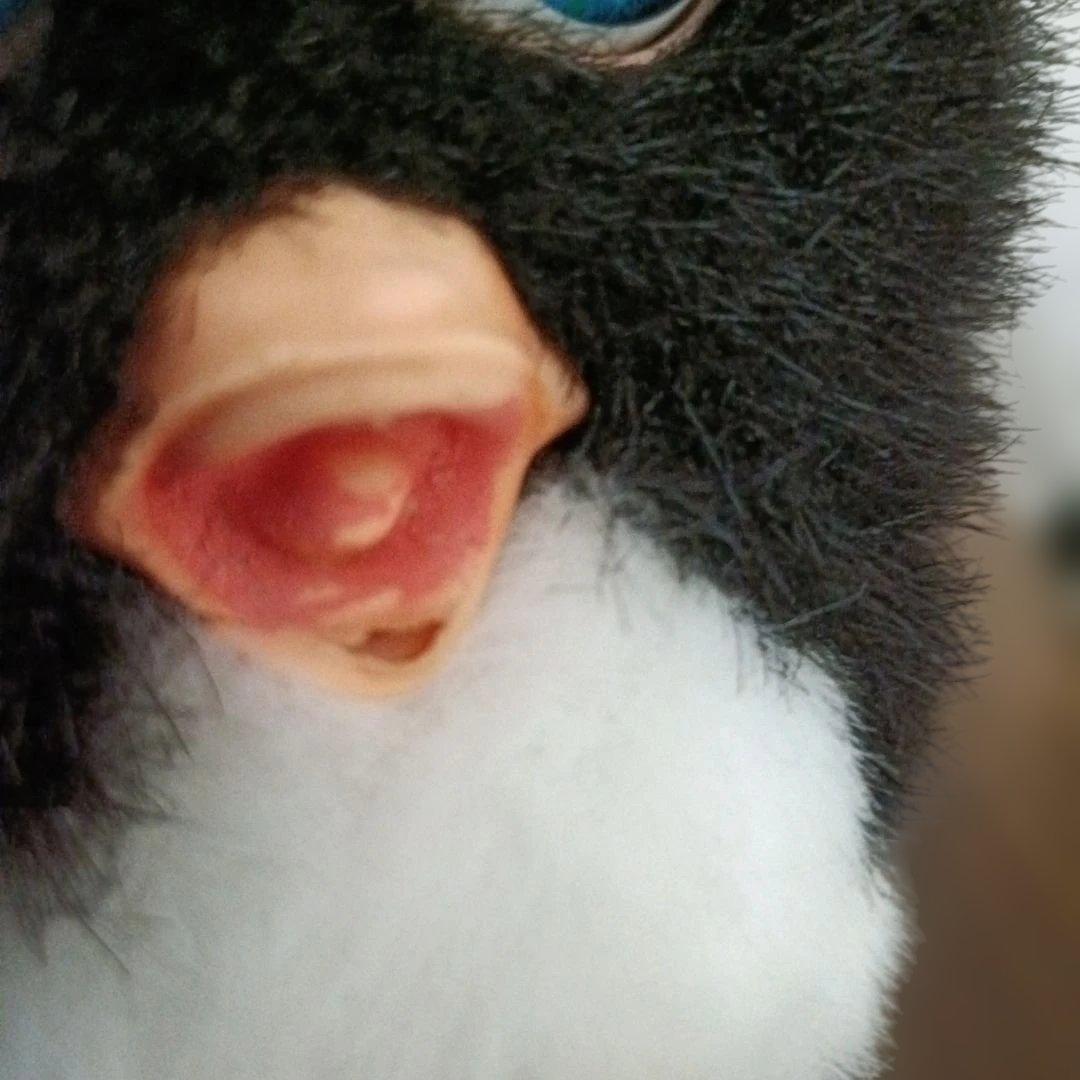 ファービー 2 ミルキーパンダ 英語　furby 黒　青目　2005