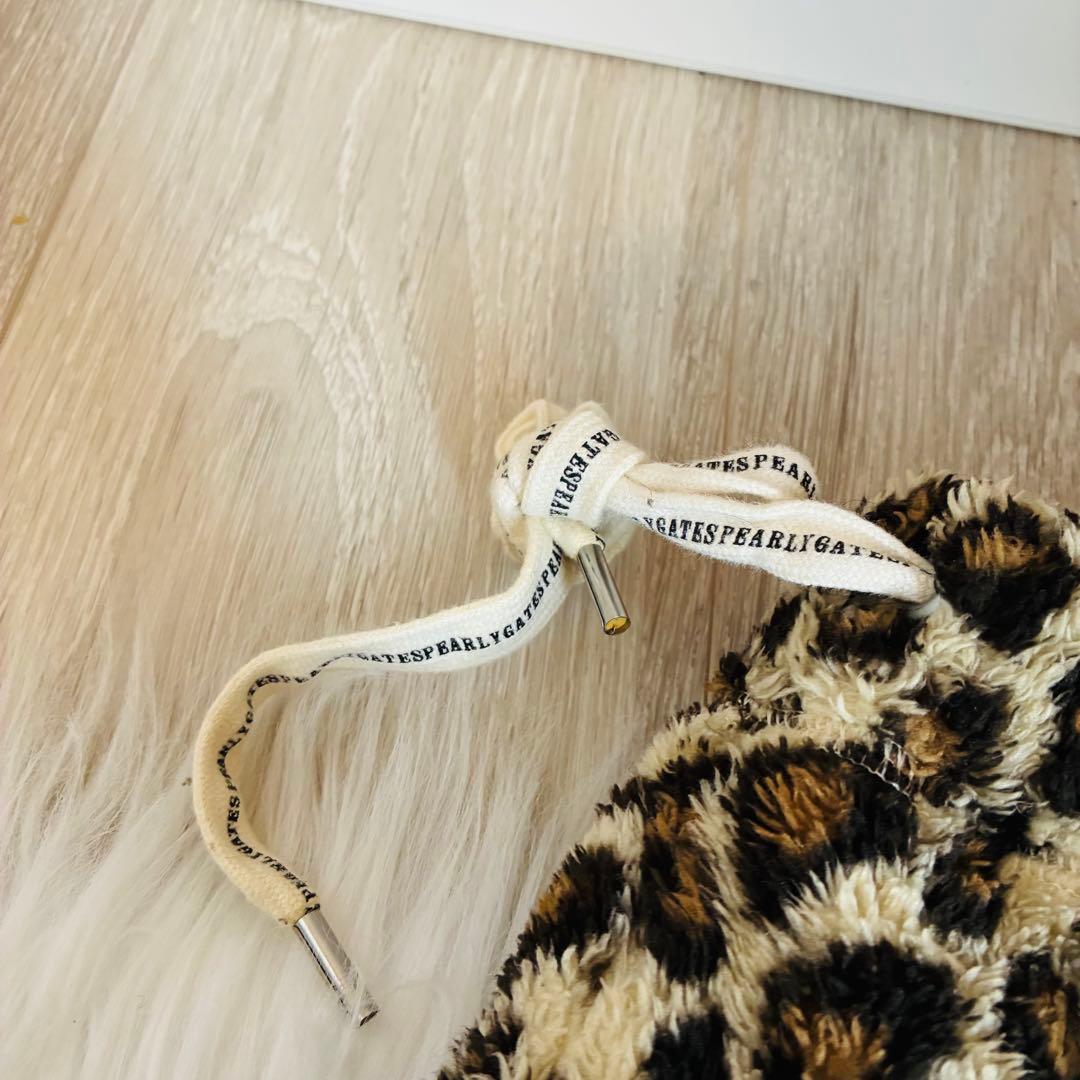 未使用級　PEARLYGATES パーリーゲイツ　レオパード　PG ボア