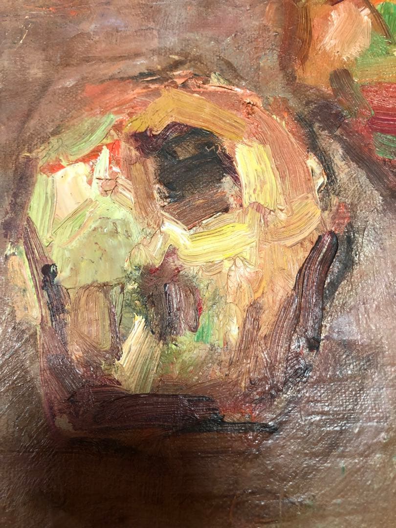 油絵（柘榴）ざくろ