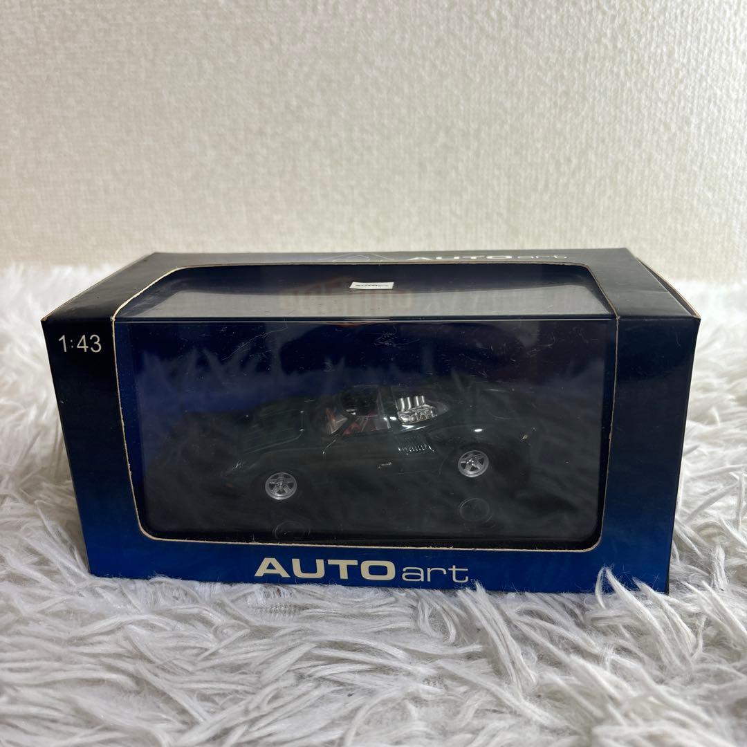 【中古】AUTO art JAGUAR XJ 13 GREEN 1:43