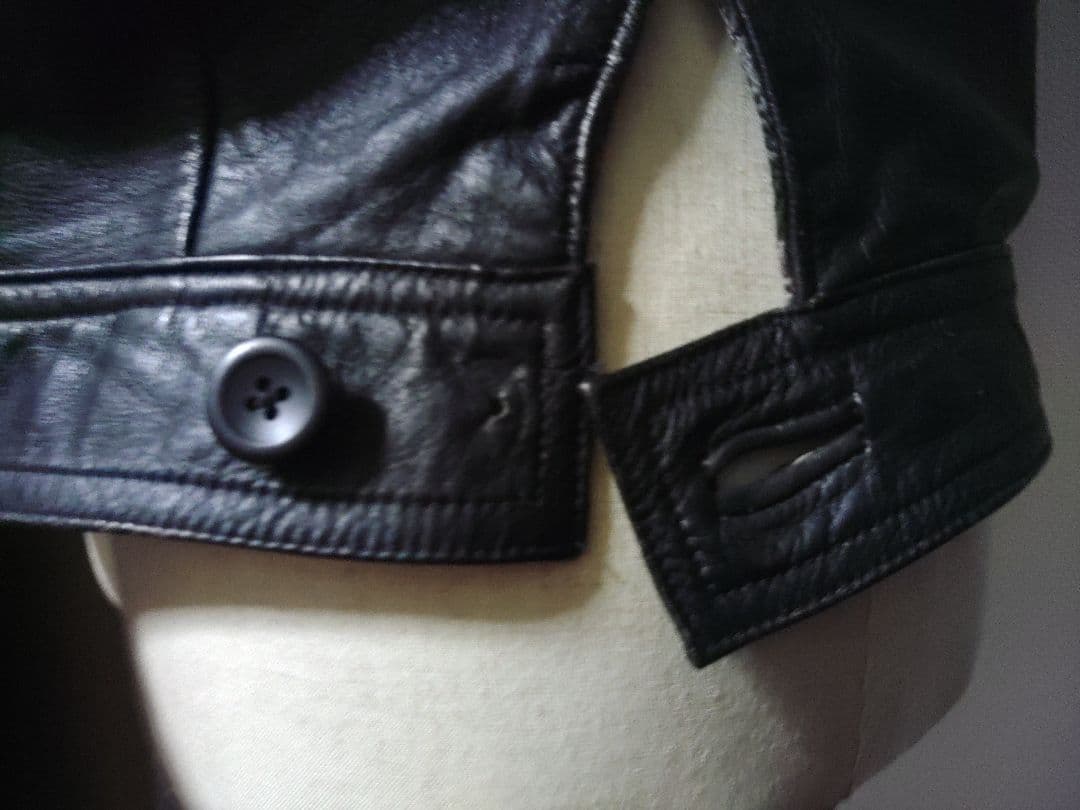 黒 革ジャケット②
