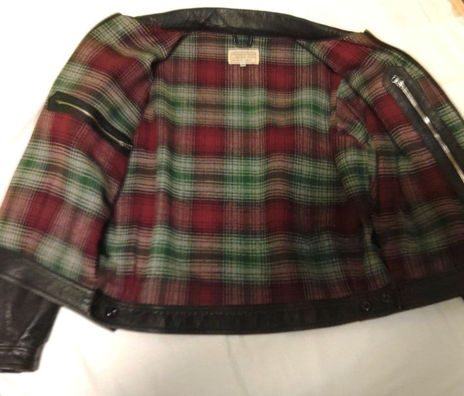 黒 革ジャケット②