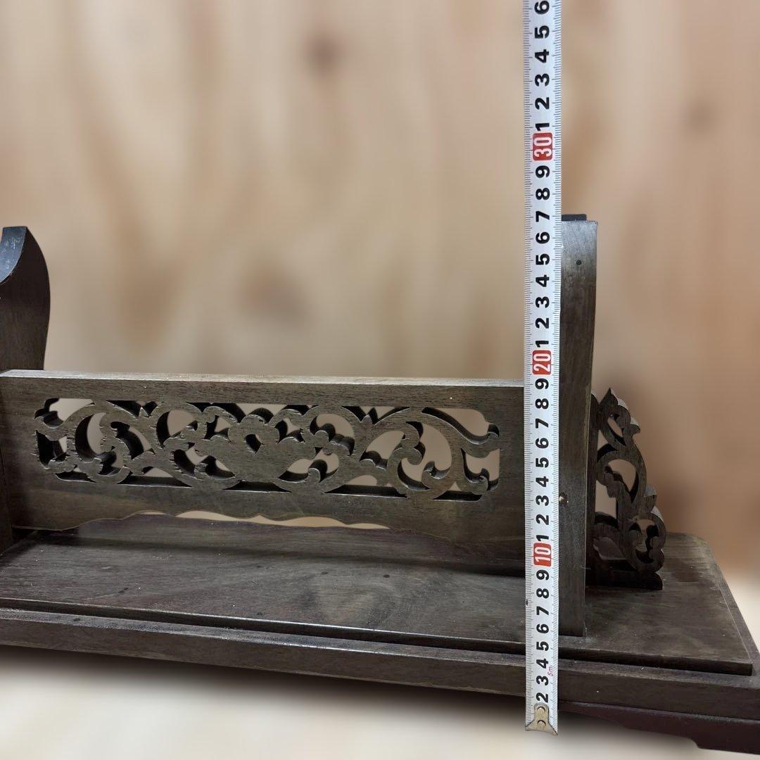 象牙台 木製 火縄銃 刀掛け 武具 日本刀 台 飾り台