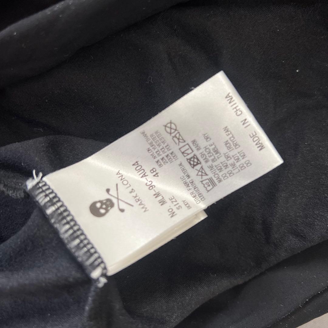 MARK&LONA マークアンドロナ　中綿入り　切替　ブルゾン　メンズ　ブラック