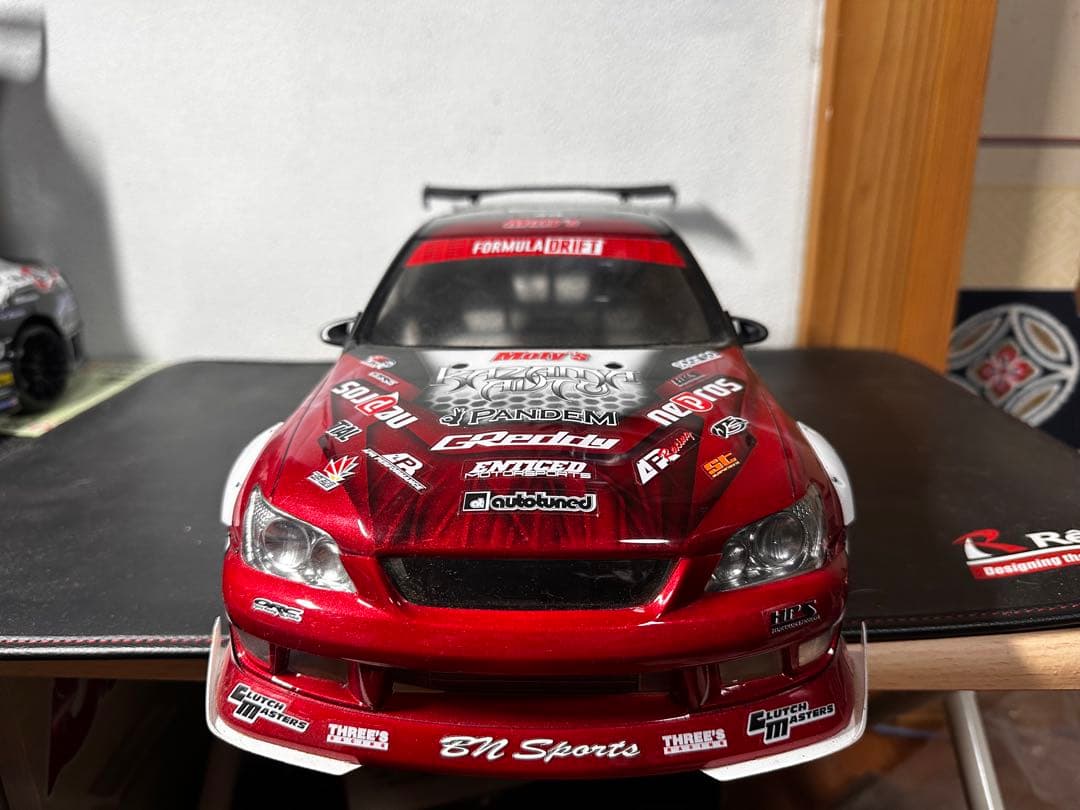 ドリフトカー ボディ 1/10 アルテッツァ　風間オート仕様