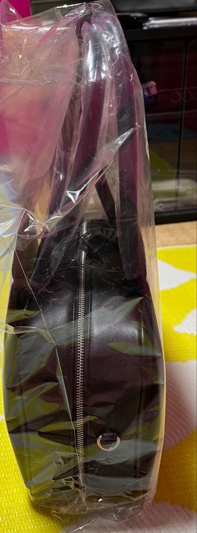 GODONLYKNOWS 岩田剛典　フェイクレザーハンドルバッグ　ブラック