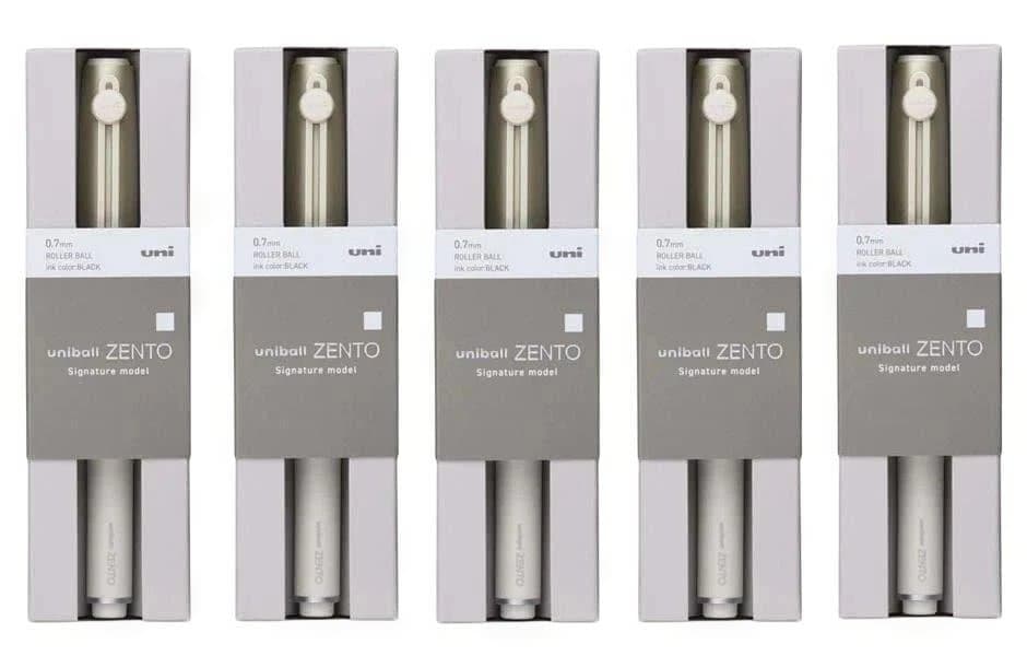 1/14まで 5本 ゴールド ユニボール ゼント zento シグニチャーモデル