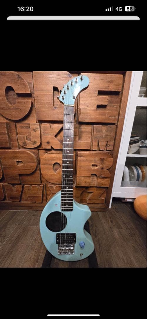 【中古】FERNANDES ZO-3 エレキギター 水色