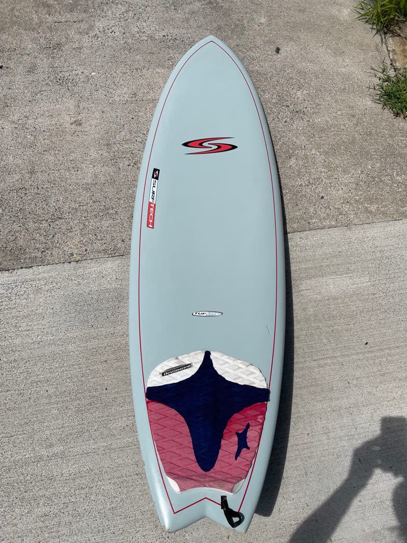 中古 SurfTech Tuflite ショートボード 水色