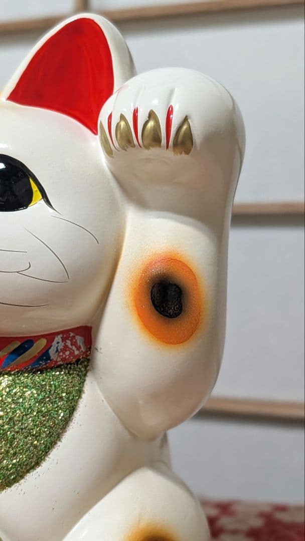 【7号左手】福招き 招き猫【常滑焼】