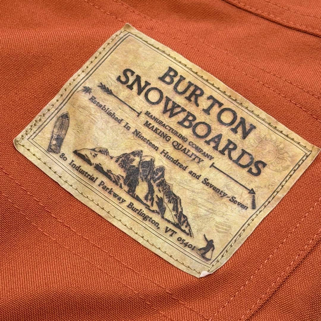 バートン WZ ZEALOUS PT/151051 ビブパンツ タグ付 オレンジ