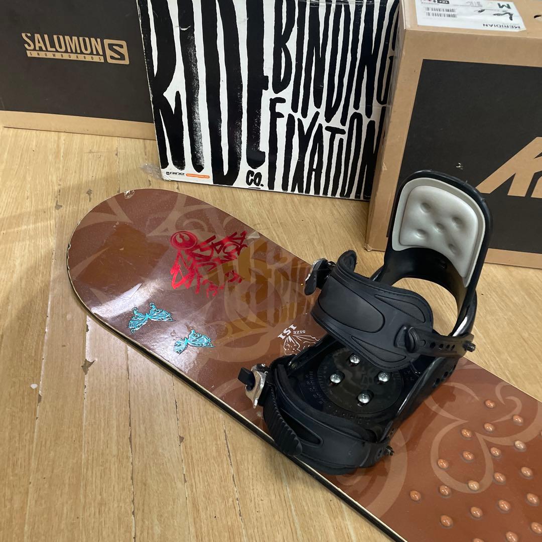 YONEX　良質国産　バインディング付スノーボードセット　ヨネックス