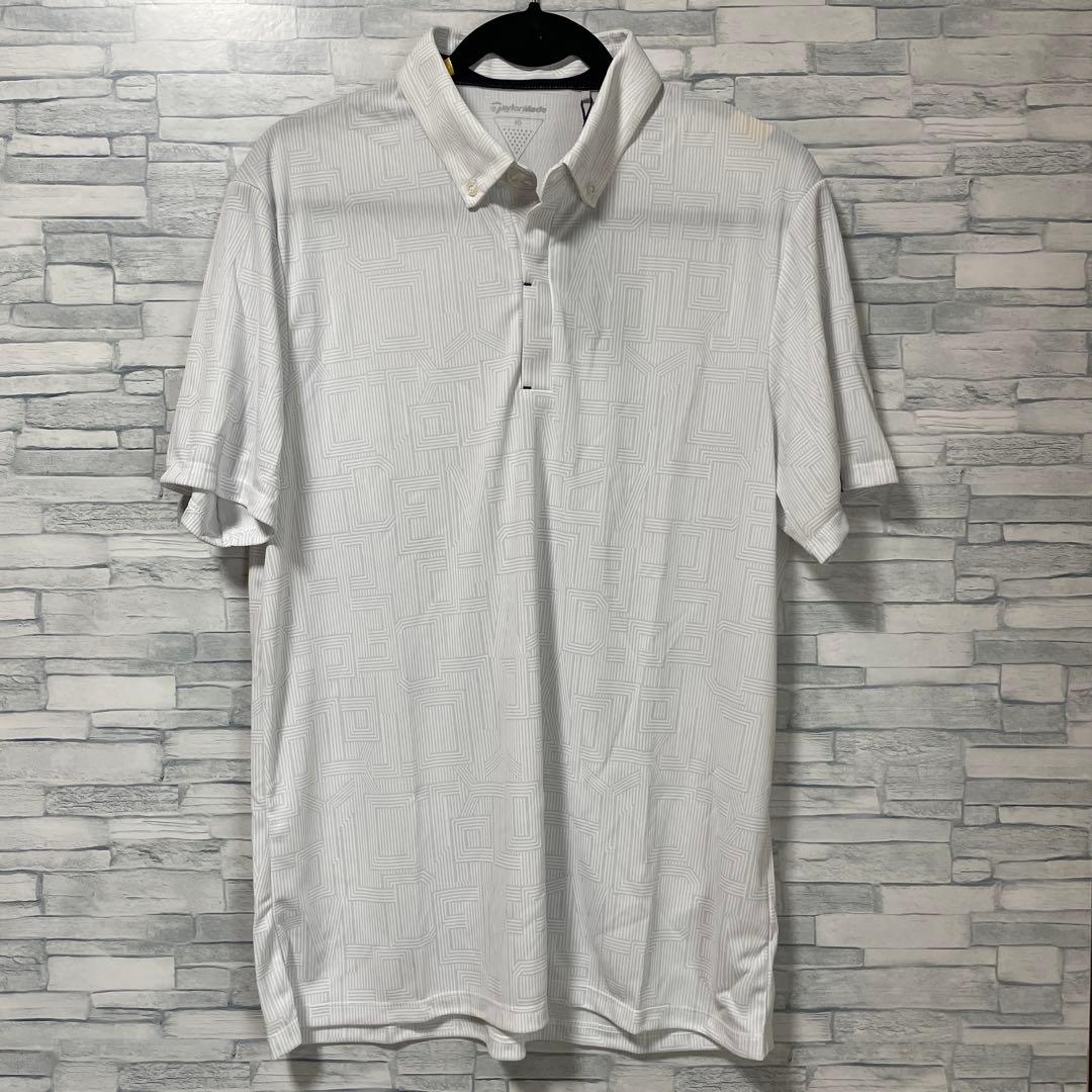 【未使用】TaylorMadeテーラーメイドポロシャツJLY-36/XOグレー系