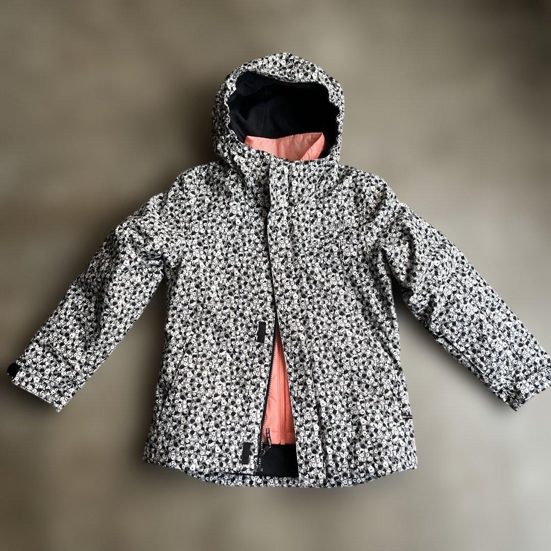 コロンビア　キッズ　130 スキーウエア　スノーウエア　女の子　高機能　黒