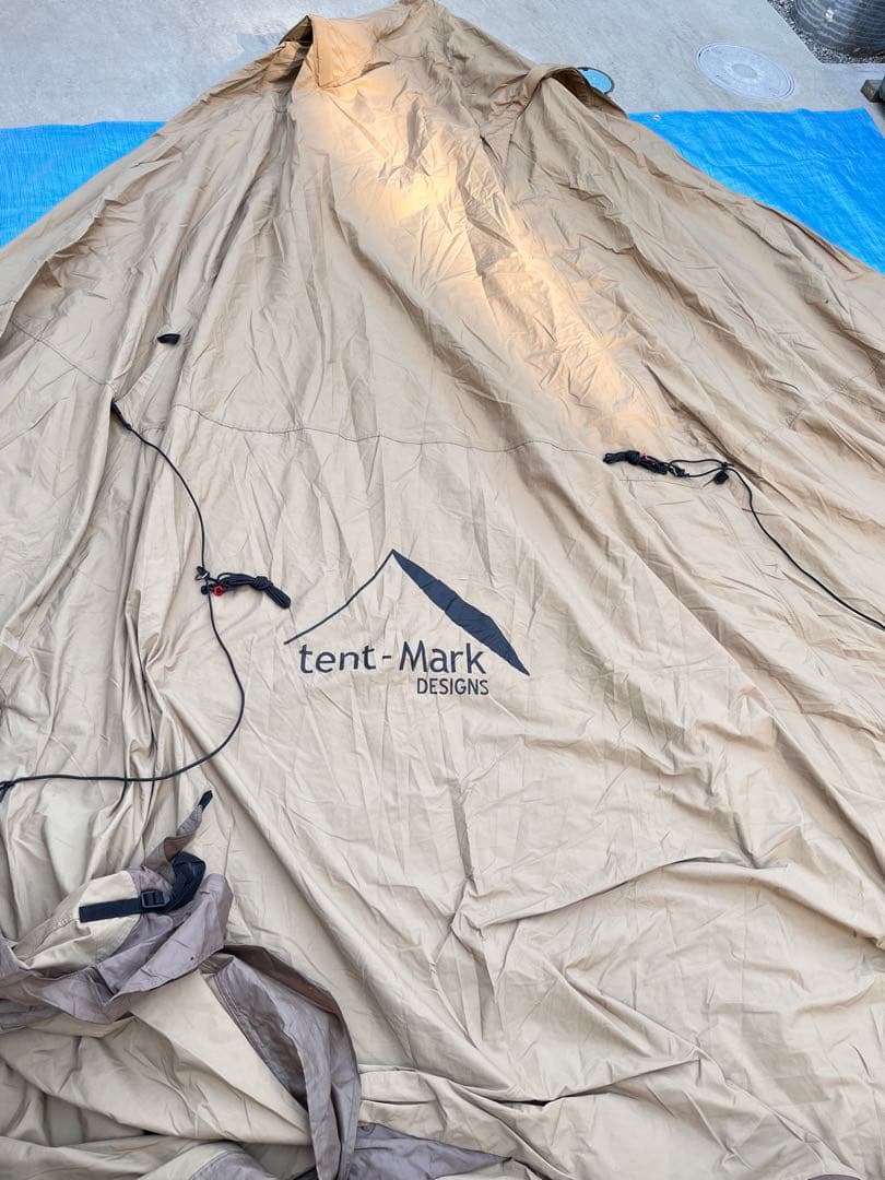 テンマク デザイン サーカスTC ワンポールテント グラウンドシートハーフ付き