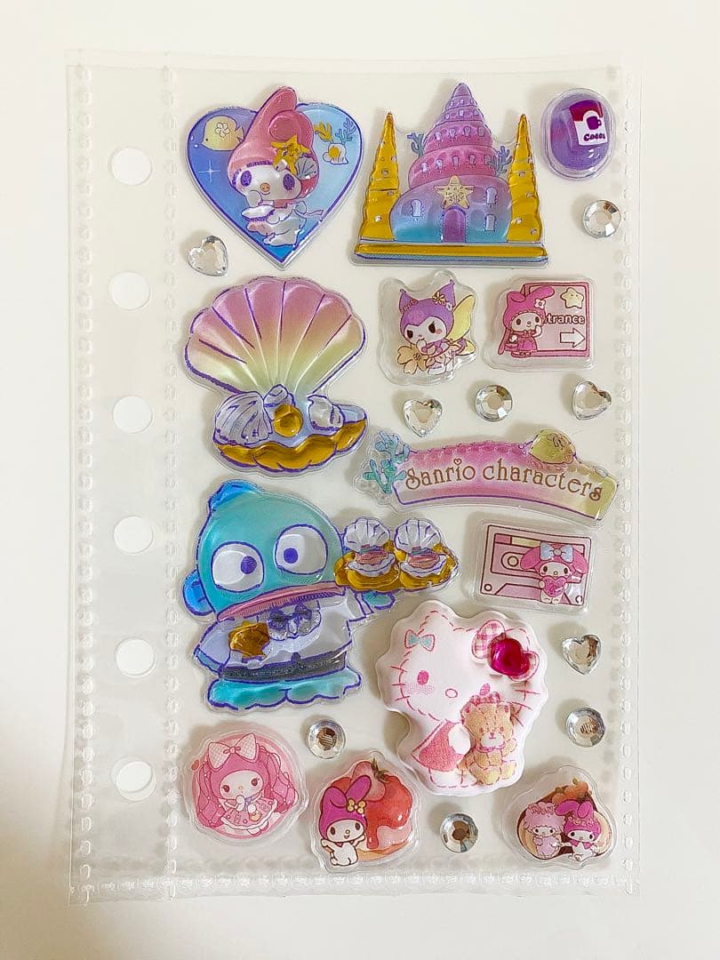 シール帳　完成品　ポムポムプリン　はぴだんぶい　マイメロディ　クロミ　サンリオ