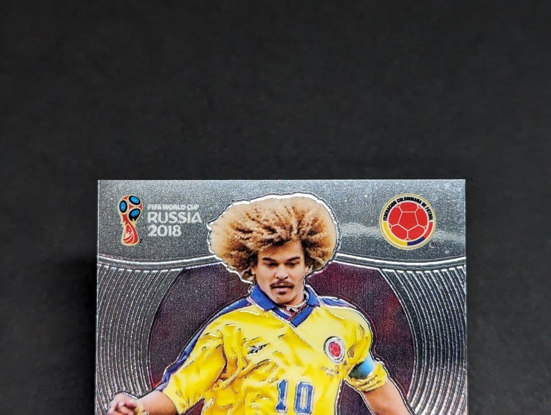 カルロス・バルデラマ 直筆サイン Carlos Valderrama コロンビア